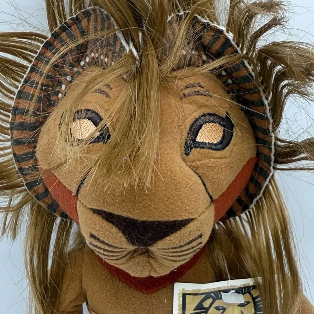 The Lion King Broadway Musical Simba Plush Stuffed Animal Disney NWT